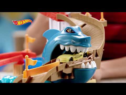 Трек Охота на акулу серии Измени цвет Hot Wheels (BGK04)