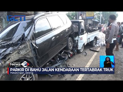 7 Kendaraan Korban Banjir Ditabrak Truk, Pekalongan, Jawa Tengah - SIS 11/02