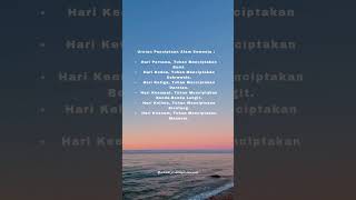 Download lagu Tuhan menciptakan apa saja selama 7 hari? #ayat #videoshort mp3