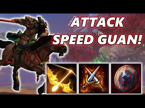 ATTACK SPEED GUAN YU IS HILARIOUSLY STRONG - Season 9 Masters Ranked 1v1 Duel - SMITE