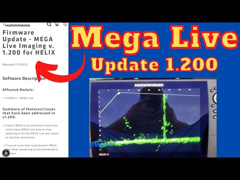 Humminbird Mega Live 1.200 Update with SECRET tips!