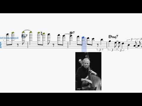 Stella By Starlight - Marc Johnson Bass Solo Transcription