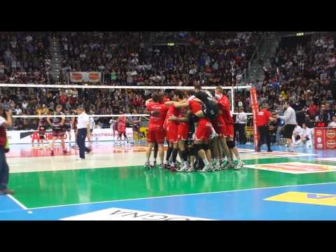 A1Mvolley Finale Coppa Italia - Piacenza-Perugia 3-0: ultimo punto e festeggiamenti