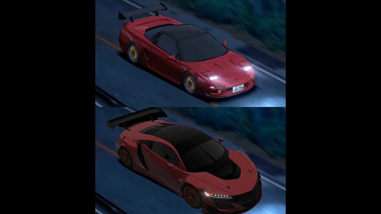 Initial D remake with the new Acura NSX GT3 and Mazda RXVision. Made w blender and ae :)