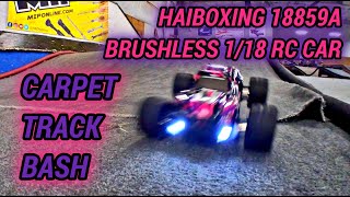 Haiboxing Brushless 18859A - Carpet Track Bash at RC Madness in Enfield, CT