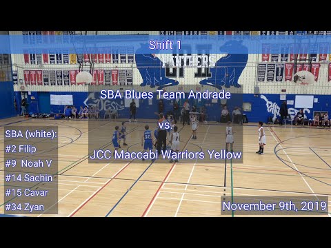 Game 2 - SBA Blues U11 Team Andrade vs. JCC Maccabi Warriors Yellow