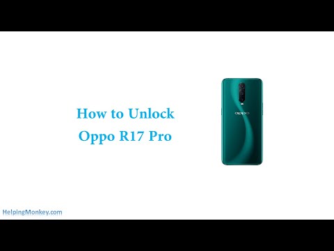 How to Unlock Oppo R17 Pro - When Forgot Password