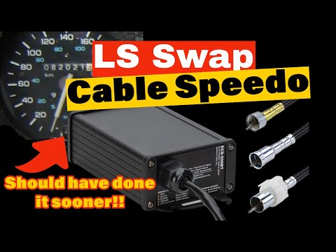 LS Swap: VSS to Cable Speedometer using Dakota Digital Cable drive converter box.