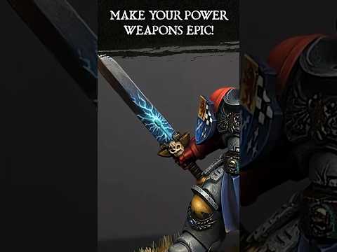 Epic Power Weapons!  #miniaturepainting #warhammer #warhammer40k #spacemarines #miniatureart