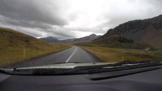 preview picture of video 'Driving back from Hofn to Fjallsjokull Outlet Glacier'