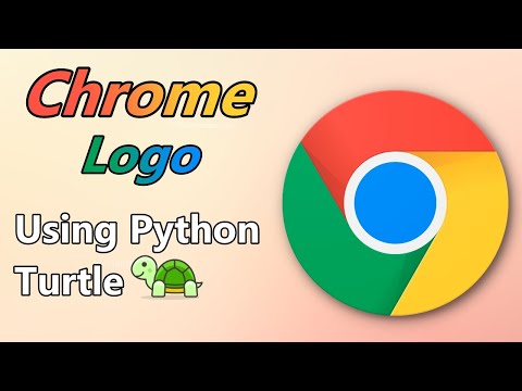 How To Draw Chrome Logo Using Python Turtle Chrome Python Chrome Turtle
