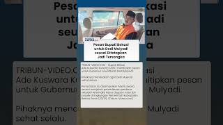 Download lagu Pesan Singkat Bupati Bekasi untuk Dedi Mulyadi seusai Status Tersangka mp3
