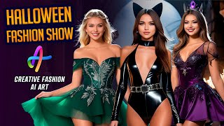 🕸️ The Amazing Halloween Fashion Show 🎃 | AI Fashion Creative