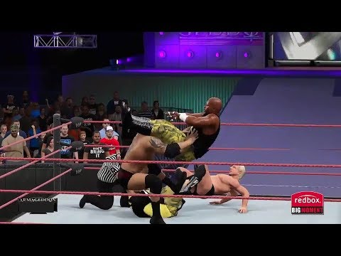 Armageddon 2003 Evolution won tag team turmoil WWE 2K22 simulation with real commentary