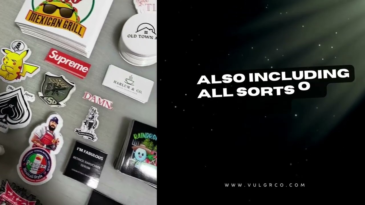 Get 20 Custom Stickers for Only $5 | Free Shipping from Vulgrco!