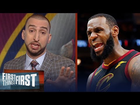 Nick Wright on how the refs broke the rules in Game 1 of 2018 NBA Finals | NBA | FIRST THINGS FIRST