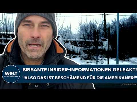 UKRAINE-KRIEG: Brisante Insider-Informationen geleakt! "Steve Witkoff, der offenbar ahnungslos ist!"