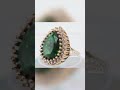 Special Handmade Ottoman Design Emerald 925 Sterling Silver Ring.