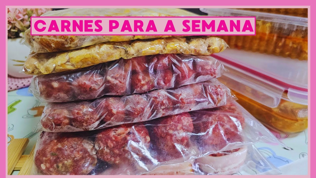 PREPARING READY MIXTURES FOR THE WEEK | I leave them ready in the fridge and freezer