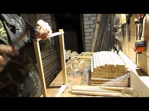 Рамки для улья, без кондуктора за три минуты.