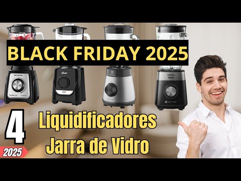 TOP 4 Liquidificadores Com JARRA De VIDRO| Mais Potência, Mais Durabilidade