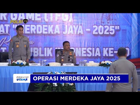 POLRI GELAR TACTICAL FLOOR GAMES UNTUK AMANKAN PERAYAAN KEMERDEKAAN RI KE-80