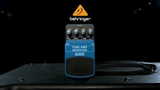 Video thumbnail for Behringer TM300 Tube Amp Modeller Pedal | Gear4music demo by Gear4music Guitars