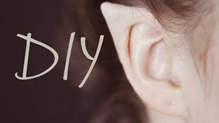 DIY Elf Ears + How to Apply Them