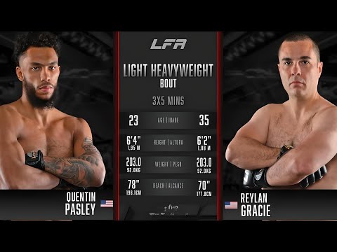 Quentin Pasley vs Reylan Gracie full fight