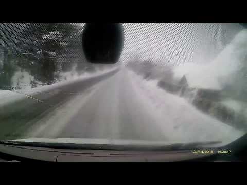Miercurea Ciuc (Csíkszereda) - Odorheiu Secuiesc (Székelyudvarhely)  Snowy/Icy Road [Timelapse]