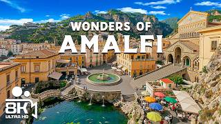 Wonders of Amalfi – Explore Colorful Towns, Coastal Beauty, and Scenic Views | Travel Video 4K
