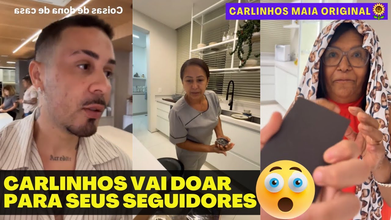 QUASE BATEU AS BOTAS  | AS EMPREGADAS NÃO QUISERAM O PRESENTE 😲😲 | CARLINHOS MAIA 🌻