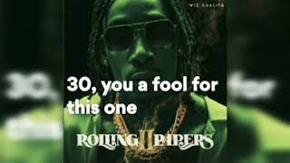 Wiz Khalifa - 420 Freestyle [Lyrics video]