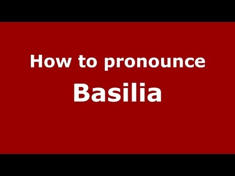 How to Pronounce Basilia - PronounceNames.com