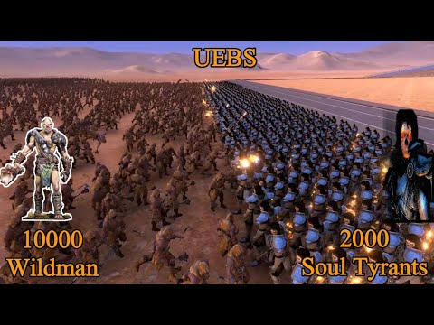 2000 Soul Tyrant vs 10000 Wildman | Ultimate Epic Battle Simulator |