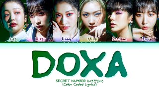 Download lagu SECRET NUMBER DOXA Lyrics (Color Coded Lyrics) mp3 Download lagu SECRET NUMBER DOXA Lyrics (Color Coded Lyrics) mp3