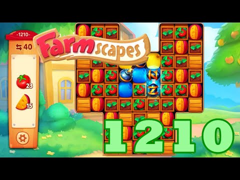 Farmscapes Level 1210 HD Gameplay Walkthrough | 3 - match game | android | ios | pc | GameGo Game
