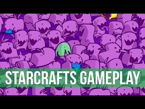 StarCrafts Zerg Gameplay - StarCrafts Arcade Mod! (4K)