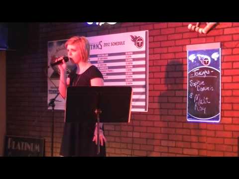Sophie Daniels singing cover to DONE by The Band Perry