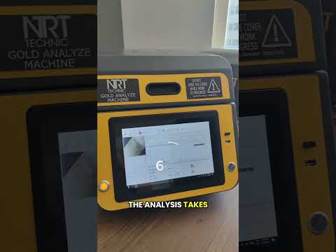 Analizzatore dell'oro NRT – analisi del titolo dell'oro