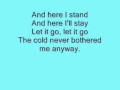 Let it go Karaoke Backing Instrumental (Demi ...