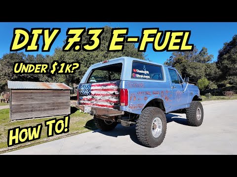 DIY How To! 7.3 E Fuel Conversion!