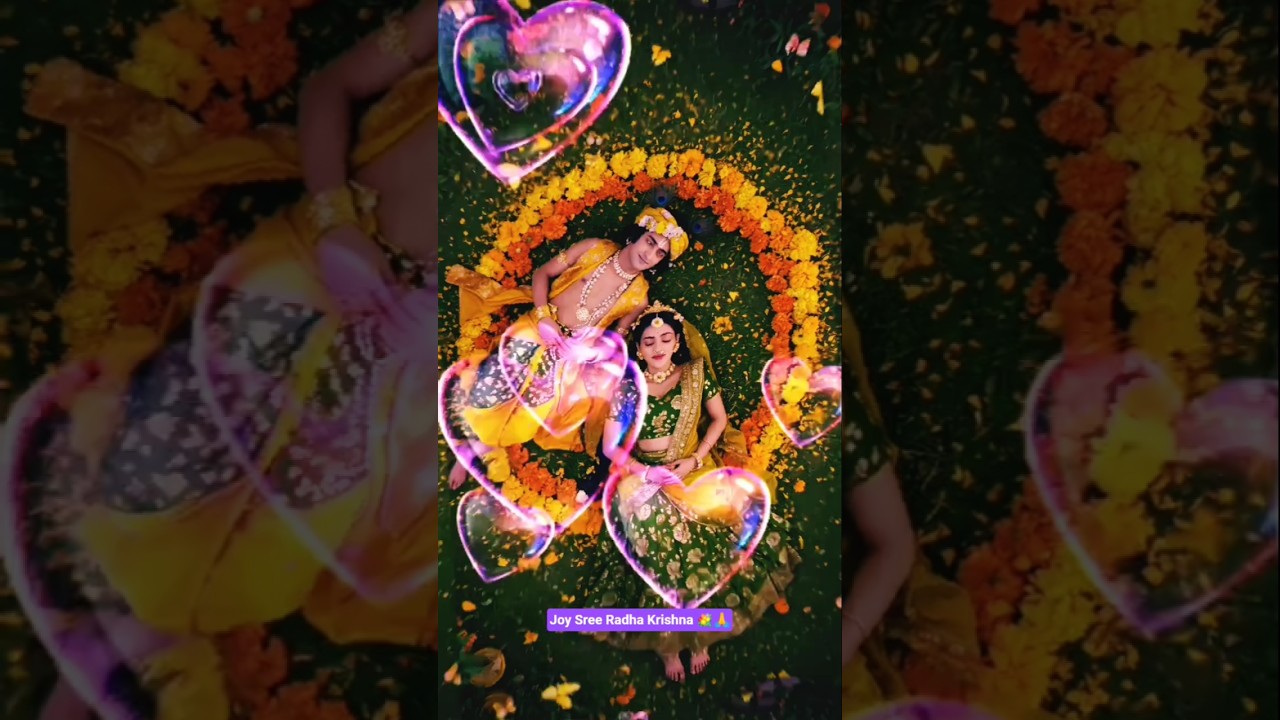 Joy Sree Radha Krishna 💐🙏💫 #love #radhakrishna #youtubeshorts #shorts #shortsfeed #viral 💐🌹🌿❤️🌿🥀🌿