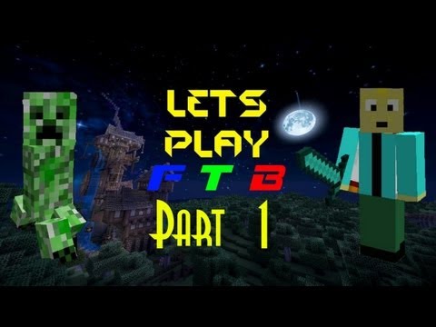 Let's Play Direwolf 20's FTB Ep1: Audio Issues and Creeper Funtimes