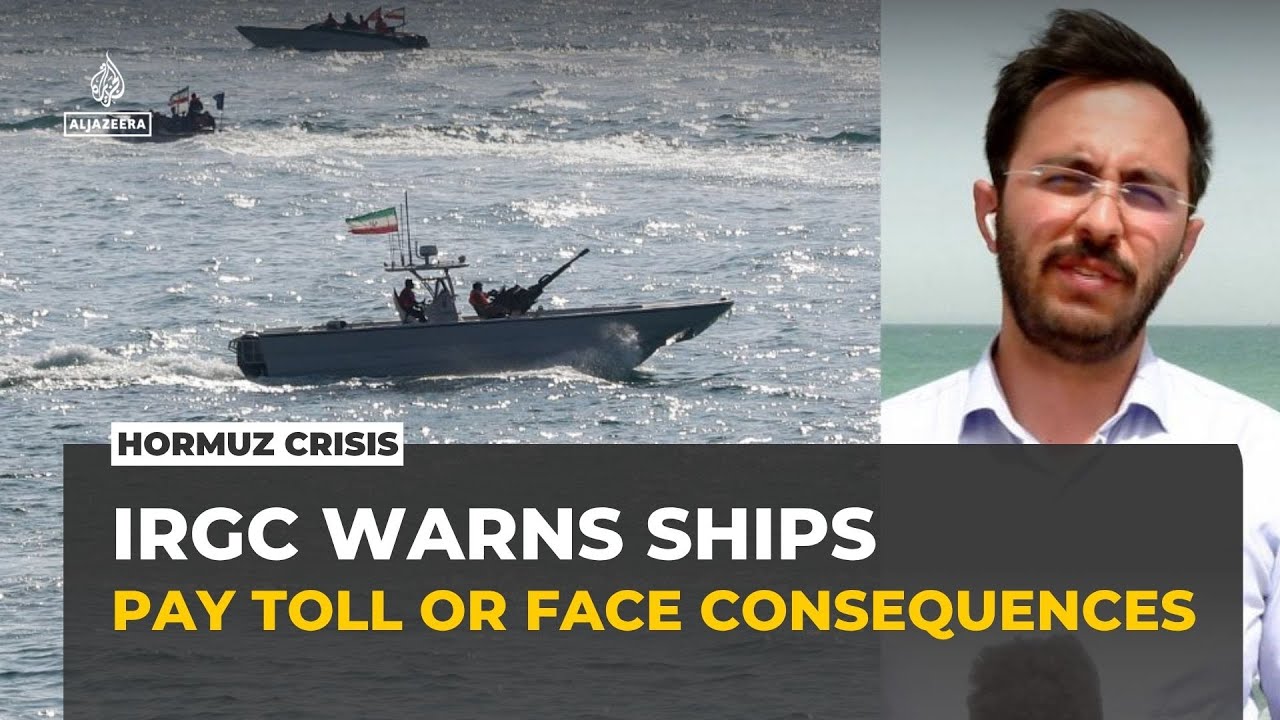 Iran’s IRGC says vessels must coordinate passage through Hormuz Strait