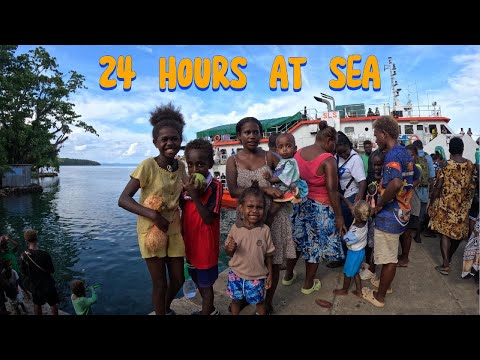 Solomon Islands Authentic Island Life|Family's 24 hours Journey to Western Province|Every Port.