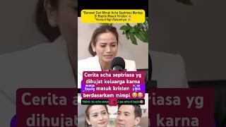 Download lagu Acha Septriasa converts to Christianity #achaseptriasa mp3