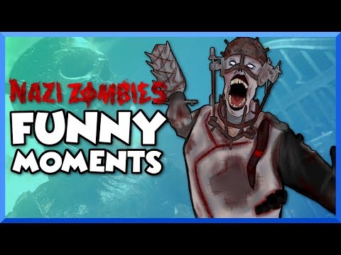 Call of Duty WW2 Zombies: The Final Reich Funny Moments - Fails, Glitches, and Tesla Gun!