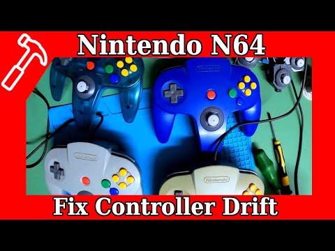 Nintendo N64 Controller Drift FIX - Repair N64 Controller
