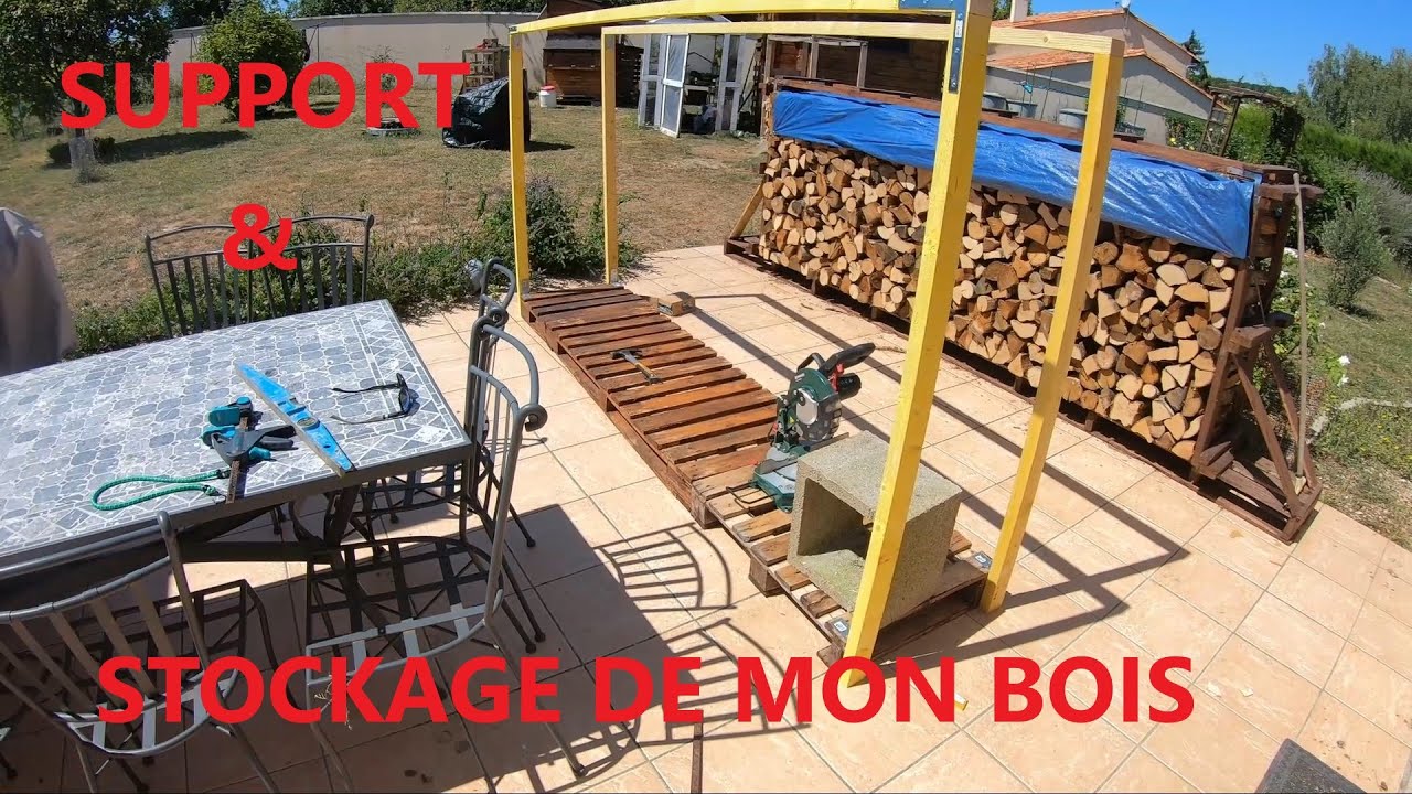 Mes Supports de bois pour le stockage & jardin